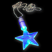 PENDENTIF POWERLIGHT ETOILE BLEUE