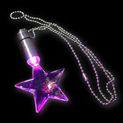 POWERLIGHT NECKLACE STAR BLUE RED