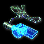 POWERLIGHT NECKLACE WHISTLE BLUE