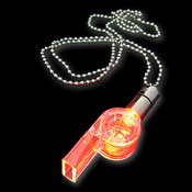 POWERLIGHT NECKLACE WHISTLE RED