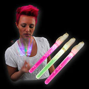 Stick ´rainbow´ avec eau et paillettes