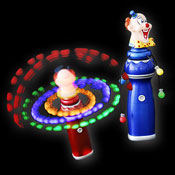 LED MEGA SPINNING LIGHT CLOWN