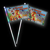 LED FLAG CIRCUS CLOWN AND ELEPHANT