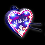 LED GINGERBREAD HEART  ICH LIEBE DICH