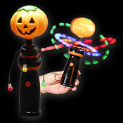 LED MEGA SPINNING LIGHT BIG PUMPKIN