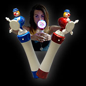 LED Spinning 3D Clown lumineux