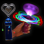 MEGA SPINNING LIGHT CRISTAL HEART