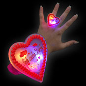 LED Bague Pain d’Epice ”Ich liebe dich”