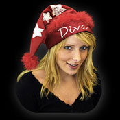 SANTA HAT DIVA