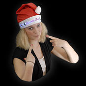 SANTA HAT LAMETTA LUDER