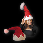 LED SANTA HAT WACKY WIGGLER