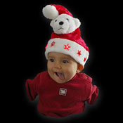 PLUSH SANTA HAT 5 STAR KURT