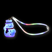 SCHNEEKETTE SCHNEEMANN  MIT 10 LEDs