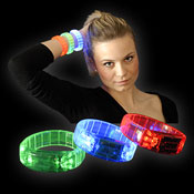 Braclet semi-rigide coloré lumineux