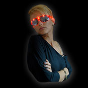LED TREND BRILLE SPORT ROT