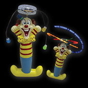 LED SPINNER COMIC CLOWN