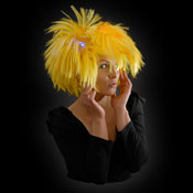 LED WIG STRUBBYHEAD YELLOW