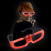 LED LASER GLASSES RED