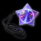 Pendentif grande  Etoile effet tunnel lumineux