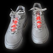 Baton Fluo Rouge pour chaussures à lacets