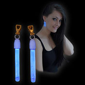 Clip boucle d´oreille Fluo Bleu