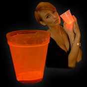 TUMBLER GLOW CUP 250ml ORANGE