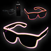 EL NEON BRILLE DOUBLE TROUBLE GELB PINK