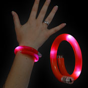 LED WICKELARMBAND ROT