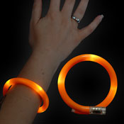 LED WRAPPED BRACELET ORANGE