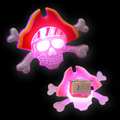 BROCHE LUMINEUSE CHAPEAU DE PIRATE