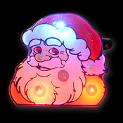 LED BLINKY COMIC SANTA CLAUS