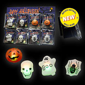 Assortiment de broches lumineuses Halloween