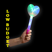 LED STICK JUMBO HEART RAINBOW