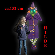 LED HALLOWEEN DEKO FIGUR HILDE