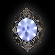 LED HALLOWEEN GHOST DECORATIE MIRROR