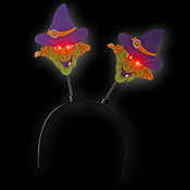 LED HALLOWEEN HAARREIF HEXE